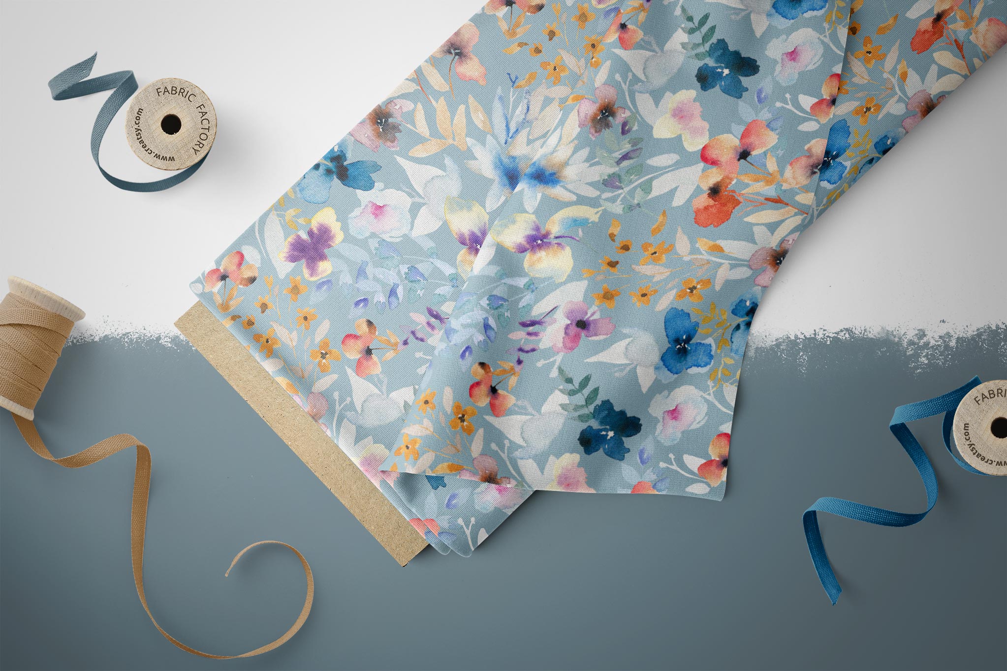 Lycra "Blue Wildflowers" COLLECTION