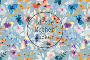 Lycra "Blue Wildflowers" COLLECTION