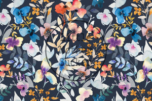 Lycra "Blue Wildflowers" COLLECTION