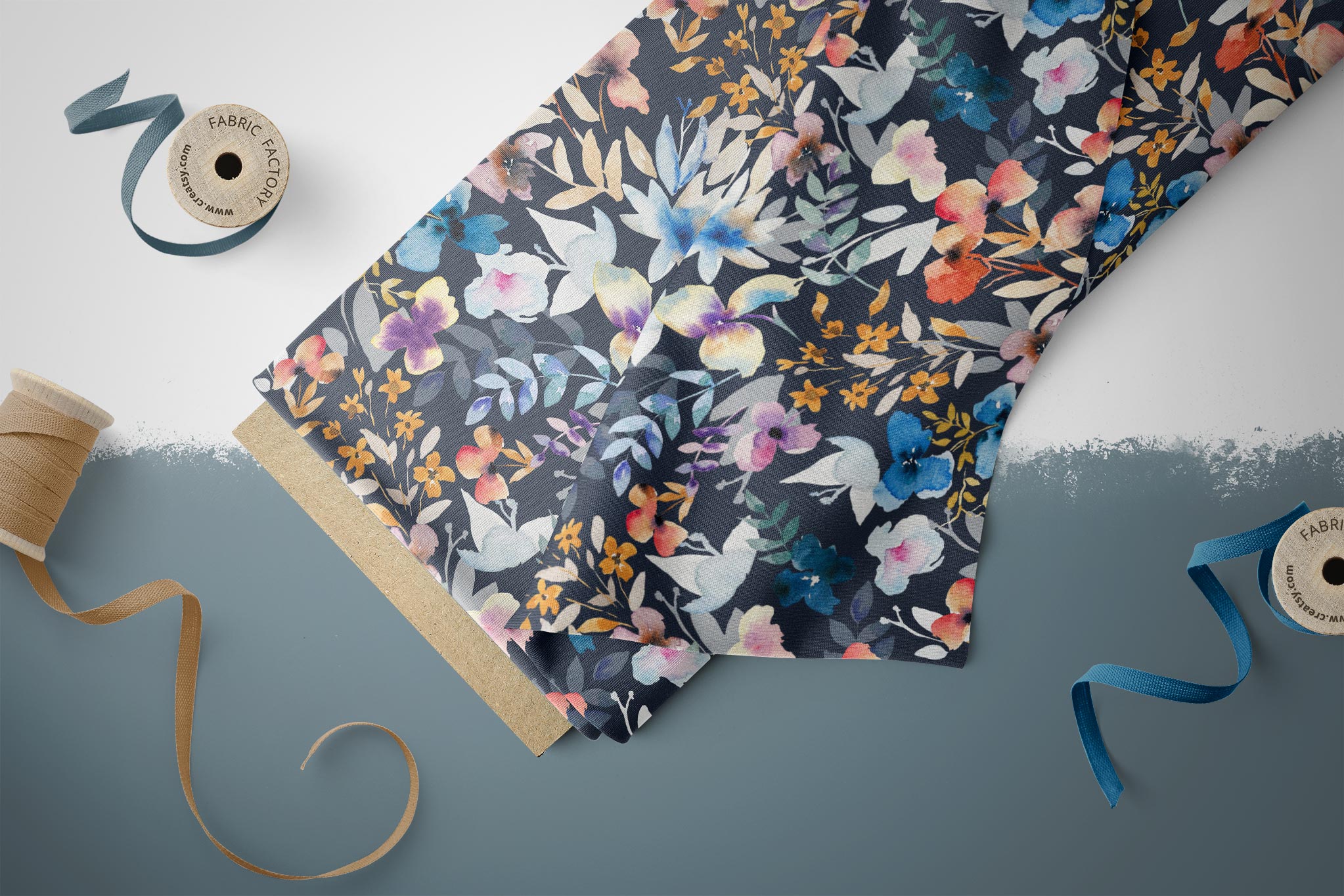 Lycra "Blue Wildflowers" COLLECTION