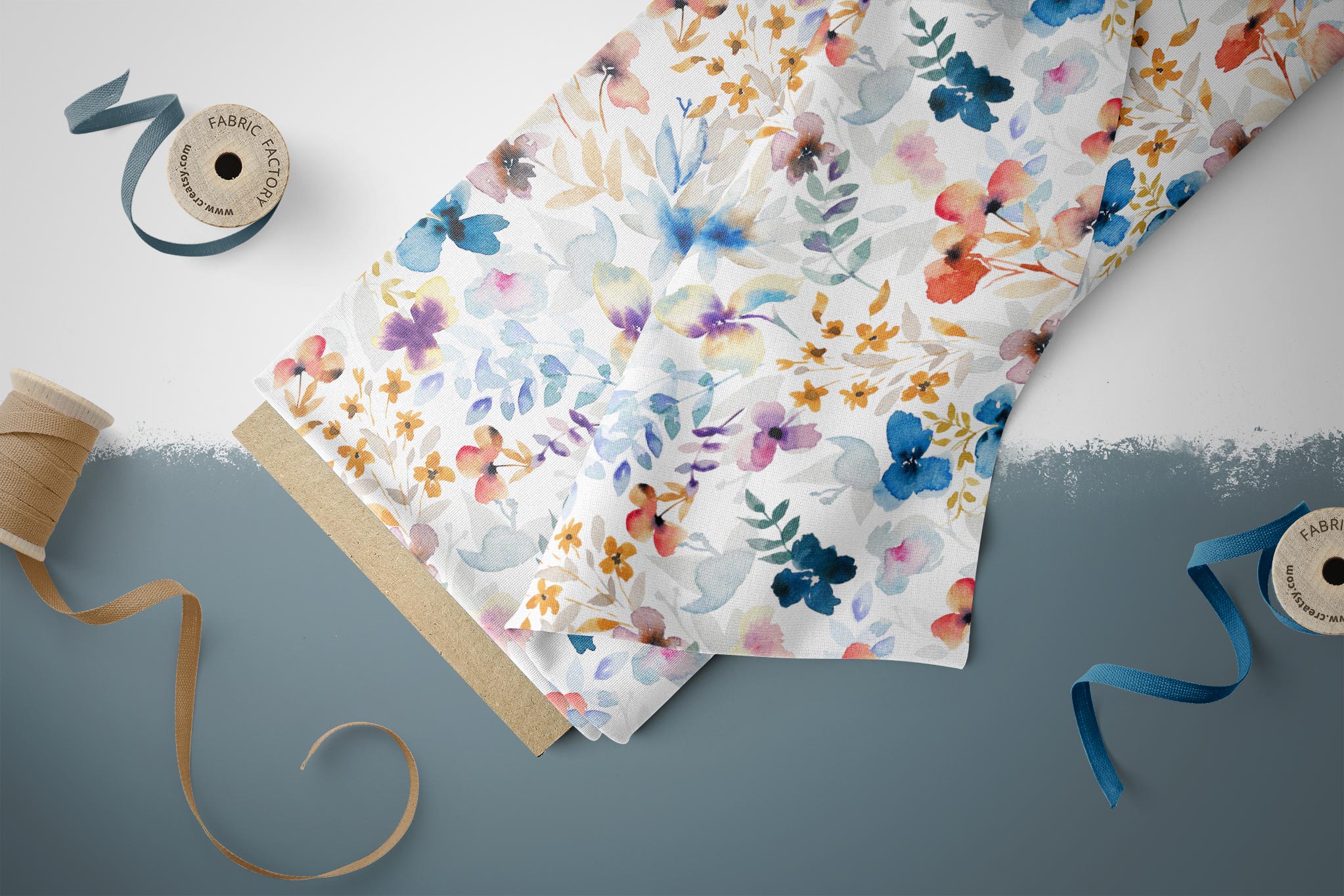 Lycra "Blue Wildflowers" COLLECTION