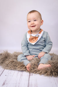 Premium BIO Jersey "Bruno Braunbär" weiß 0,5 m