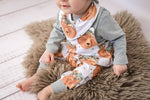 Lade das Bild in den Galerie-Viewer, Premium BIO Jersey &quot;Bruno Braunbär&quot; weiß 0,5 m
