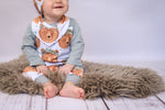 Lade das Bild in den Galerie-Viewer, Premium BIO Jersey &quot;Bruno Braunbär&quot; weiß 0,5 m
