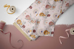 Lade das Bild in den Galerie-Viewer, BIO Jersey &quot;Himmelsgondeln&quot; rosa 0,5 m
