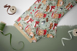 Lade das Bild in den Galerie-Viewer, Premium Wintersweat &quot;Chester&quot; sage 0,7 m Rest
