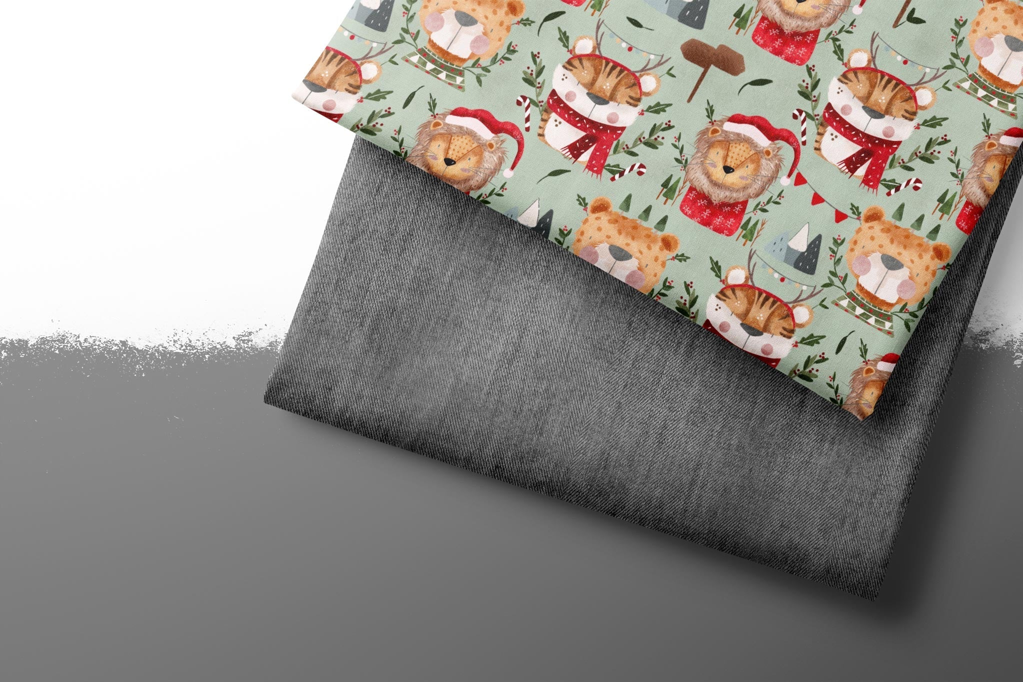 Premium Wintersweat "Chester" sage 0,7 m Rest