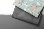 Lade das Bild in den Galerie-Viewer, BIO French Terry &quot;Ensley&quot; teal 0,5 m
