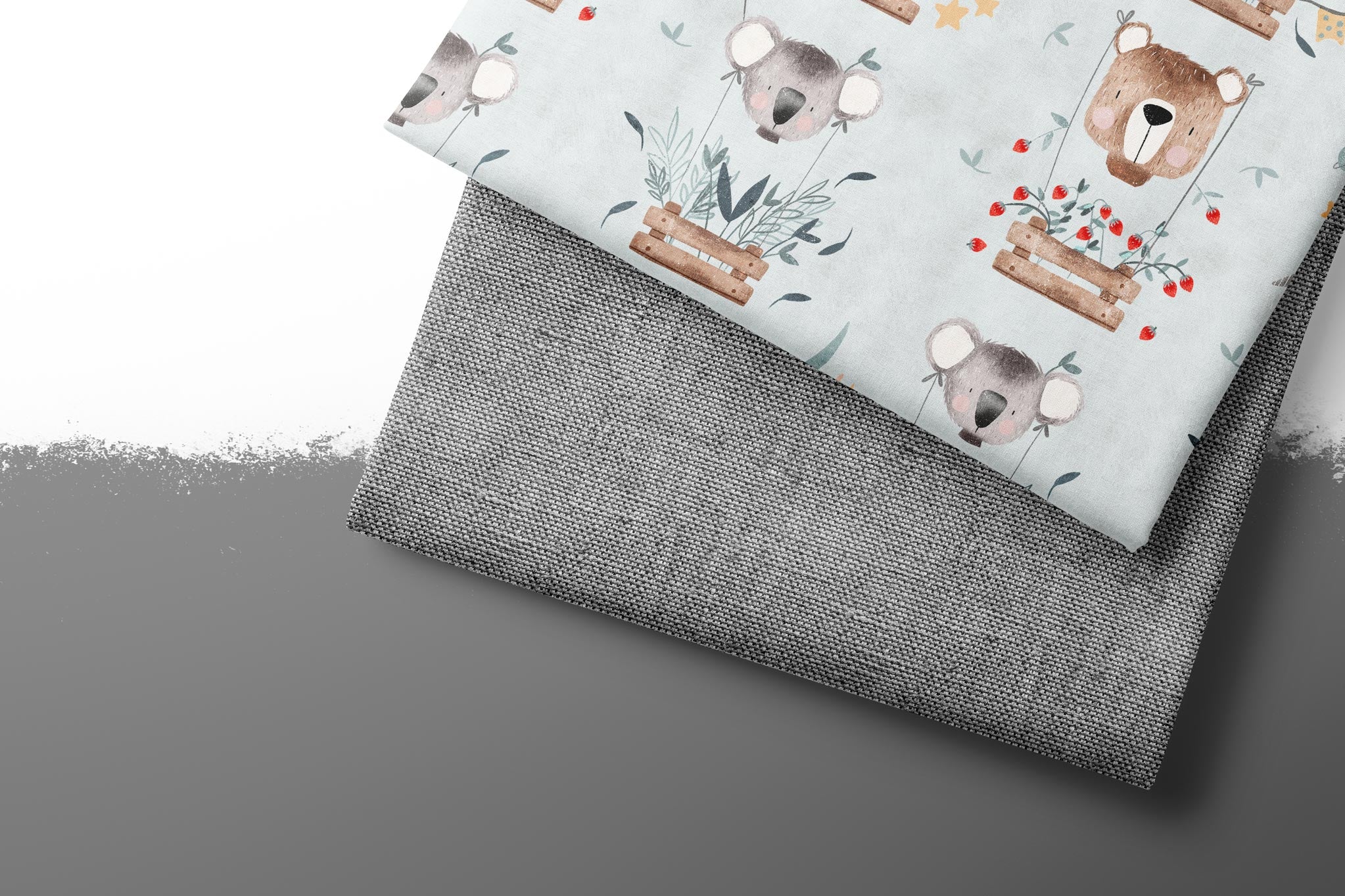 Premium BIO French Terry "Beautiful Burlap" Schiefer 0,5 m