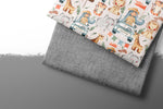 Lade das Bild in den Galerie-Viewer, Premium BIO French Terry &quot;Beautiful Burlap&quot; Schiefer 0,5 m
