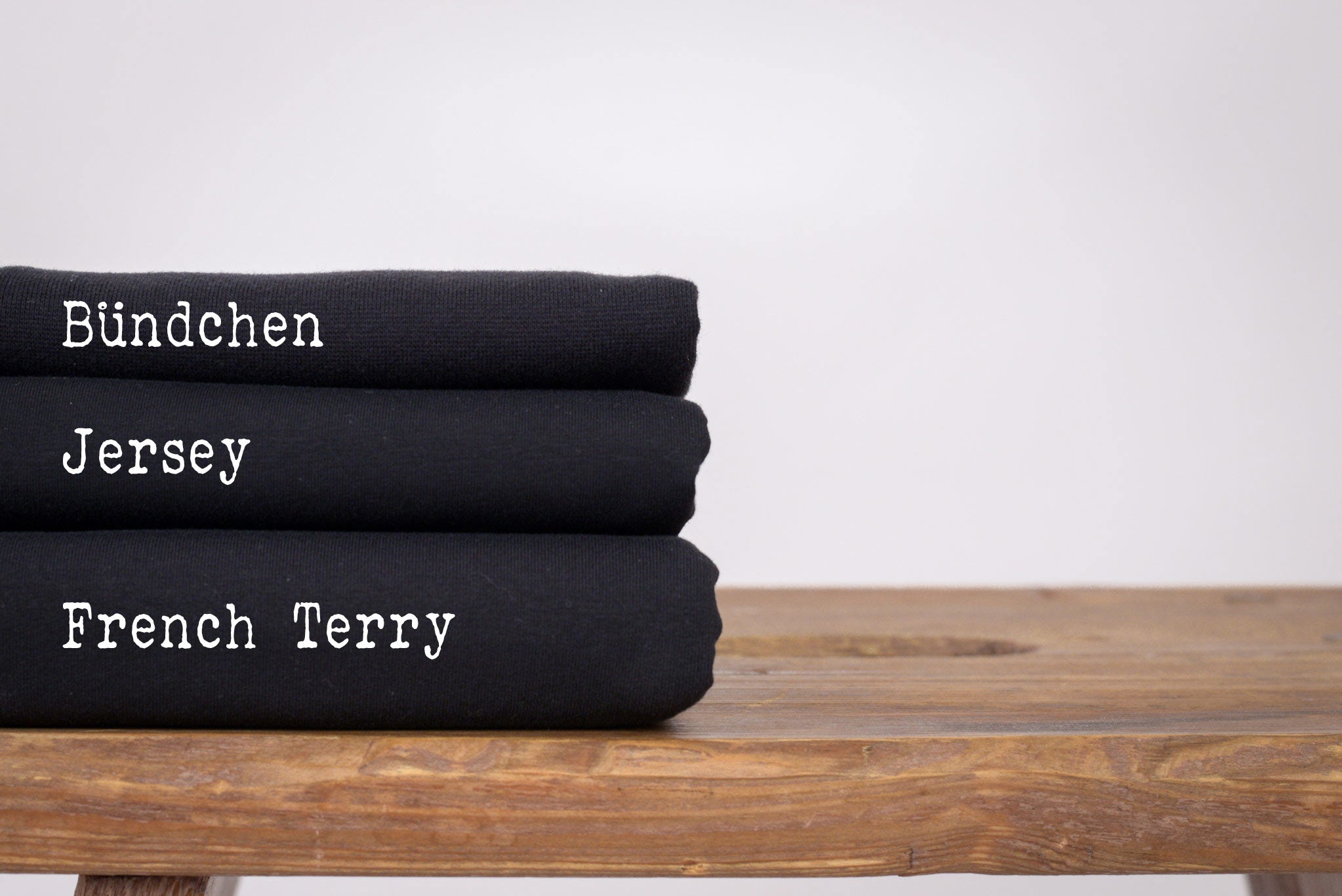 French Terry Schwarz 0,1 m