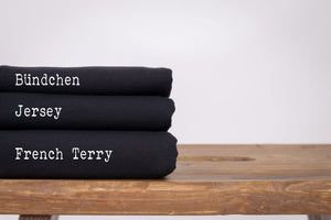 French Terry Schwarz 0,1 m