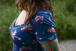 Lade das Bild in den Galerie-Viewer, Premium BIO Jersey &quot;Freya Fuchs&quot; 0,5 m
