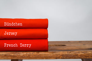 French Terry Cherry 0,1 m ABVERKAUF