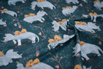 Lade das Bild in den Galerie-Viewer, BIO Jersey &quot;Dino Garten&quot; Triceratops inca 0,5 m
