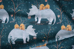 Lade das Bild in den Galerie-Viewer, BIO Jersey &quot;Dino Garten&quot; Triceratops inca 0,5 m
