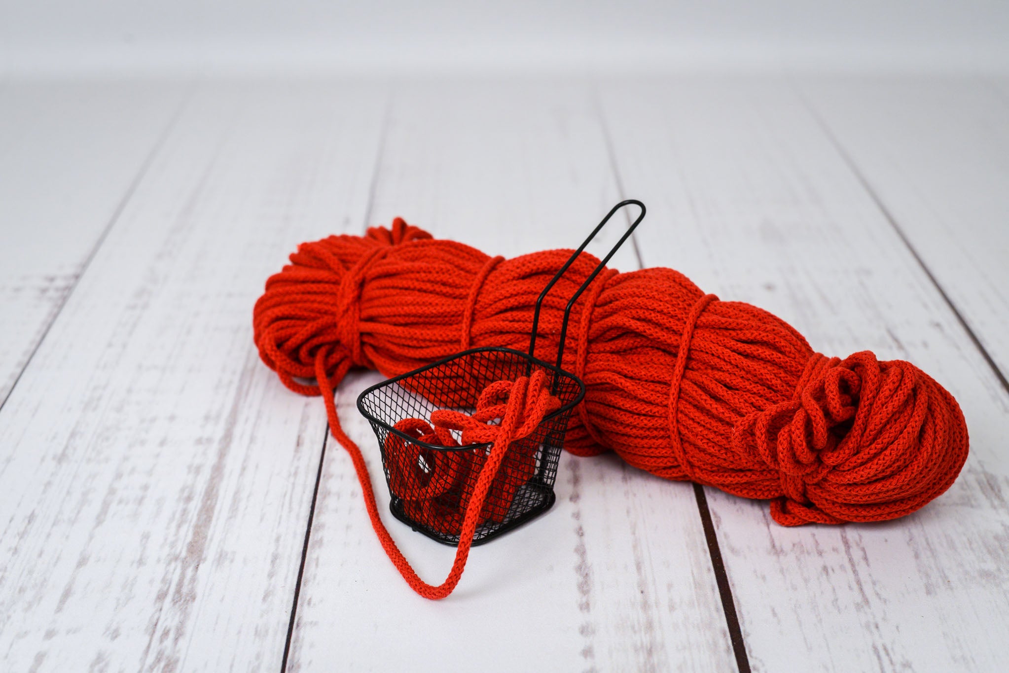 Baumwollkordel rund 5mm cherry