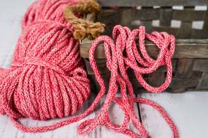 Baumwollkordel rund 5mm candy meliert