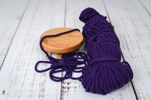 Baumwollkordel rund 5mm iris