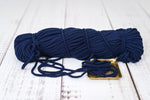 Lade das Bild in den Galerie-Viewer, Baumwollkordel rund 5mm denim
