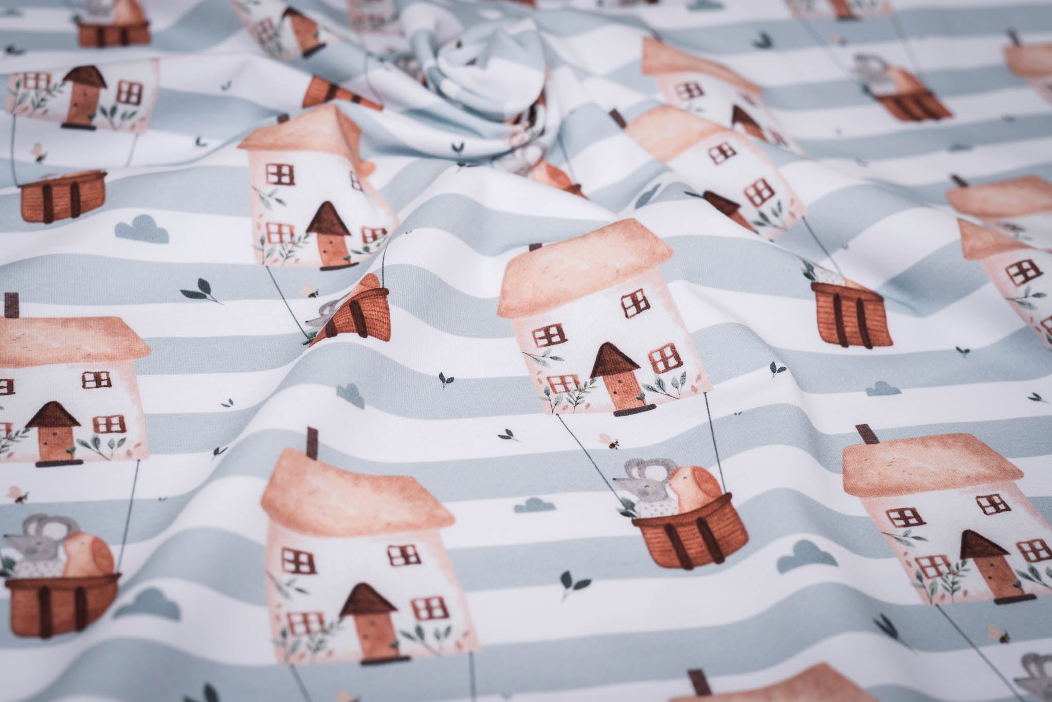 BIO French Terry "Hausluftballon" 0,5 m