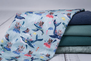 BIO French Terry "Under the sea" 0,5 m