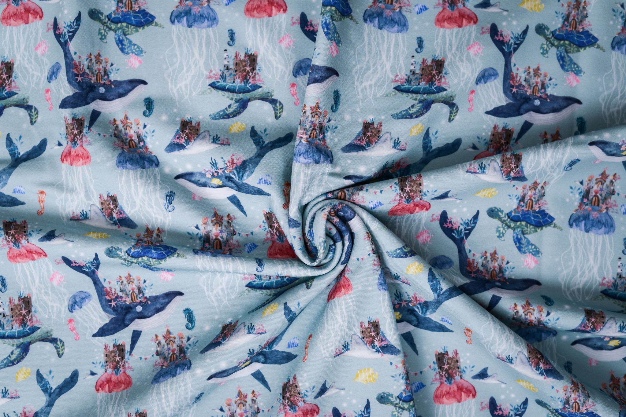 BIO French Terry "Under the sea" 0,5 m