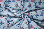 Lade das Bild in den Galerie-Viewer, BIO French Terry &quot;Under the sea&quot; 0,5 m
