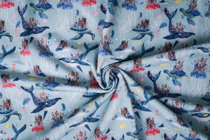 BIO French Terry "Under the sea" 0,5 m
