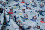 Lade das Bild in den Galerie-Viewer, BIO French Terry &quot;Under the sea&quot; 0,5 m
