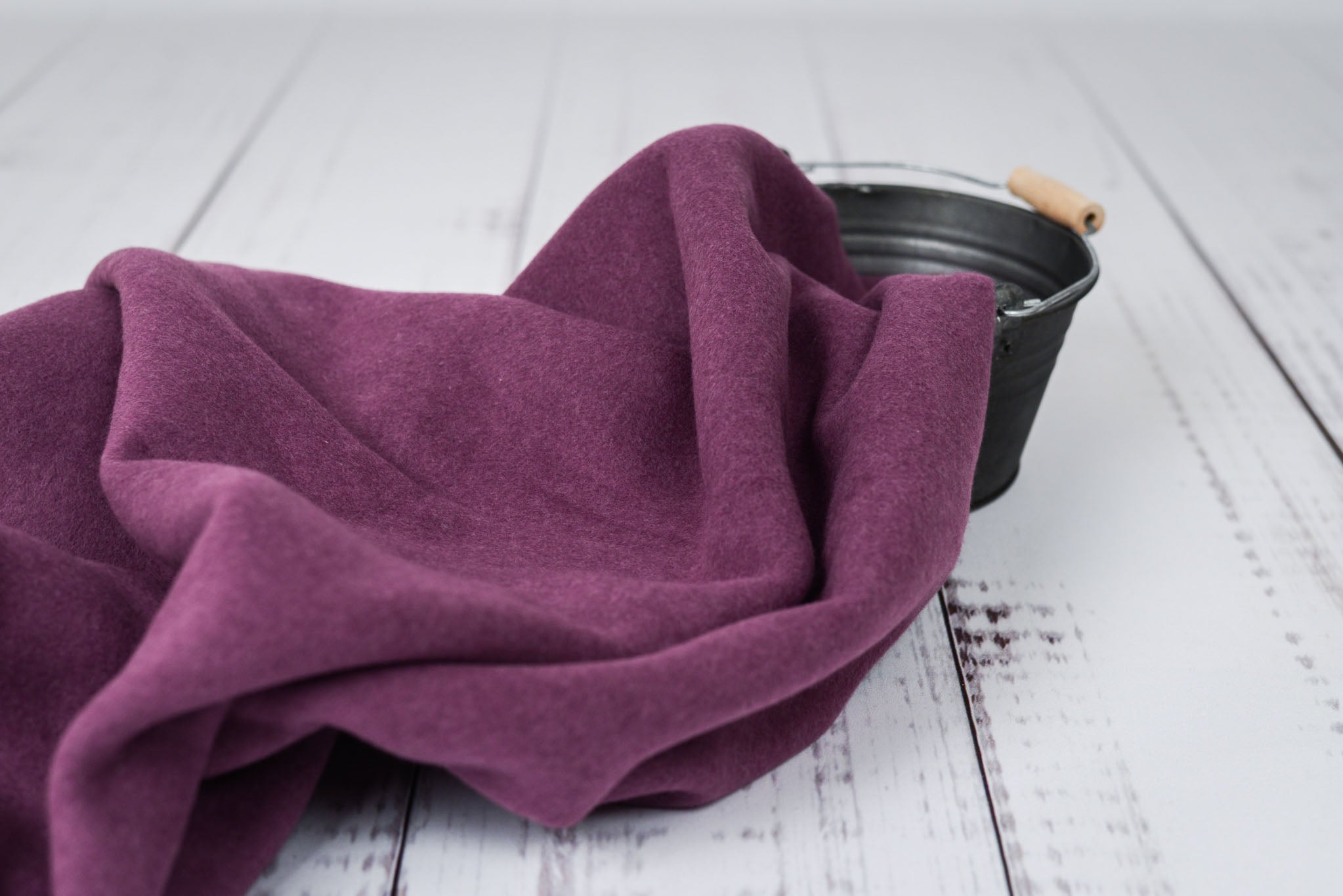 Baumwollfleece Grape 0,1 m