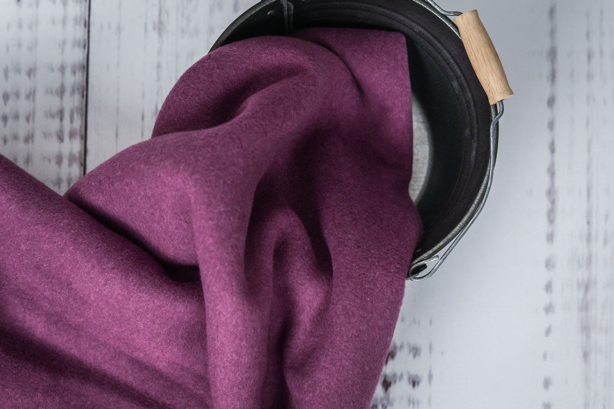 Baumwollfleece Grape 0,1 m