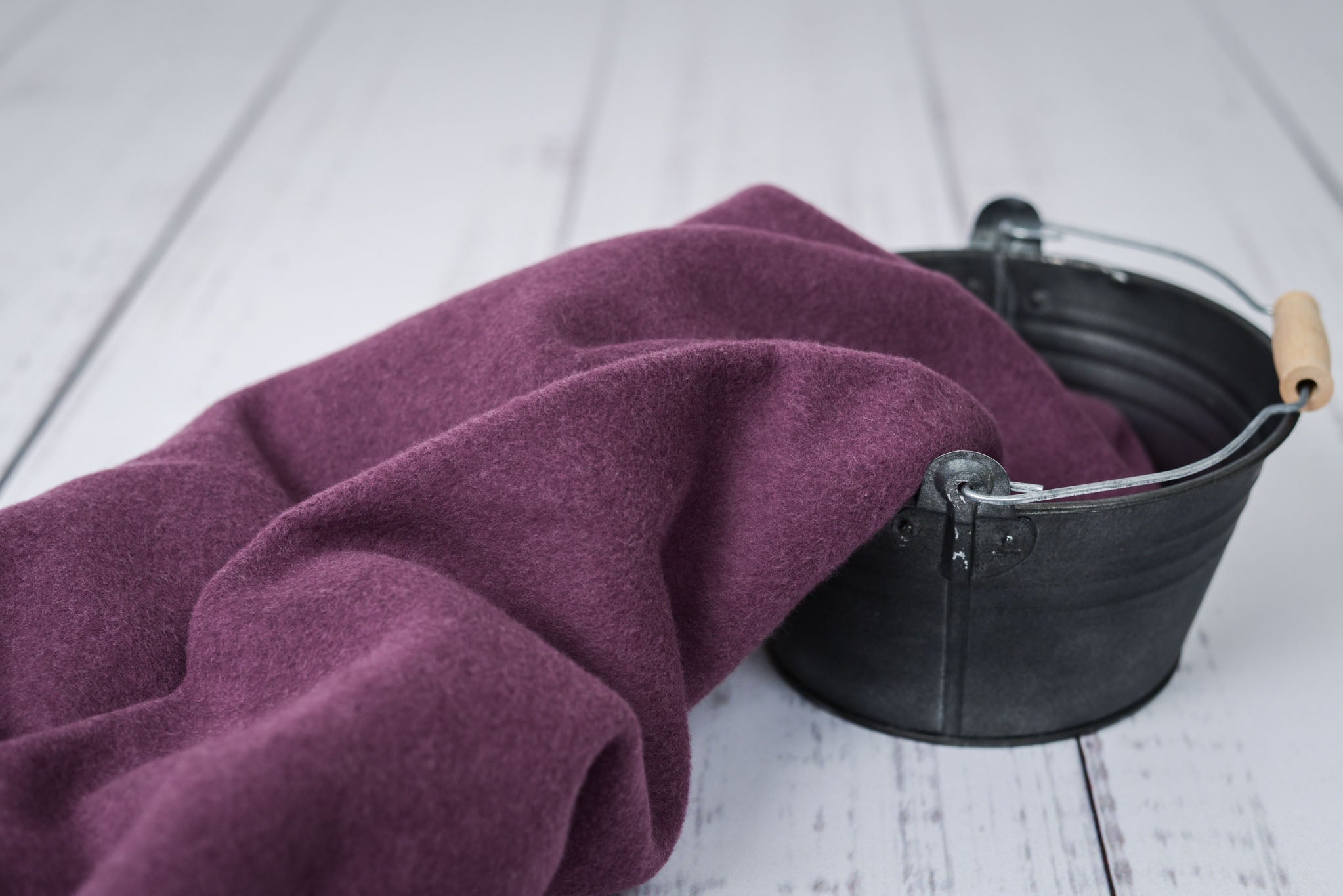 Baumwollfleece Grape 0,1 m