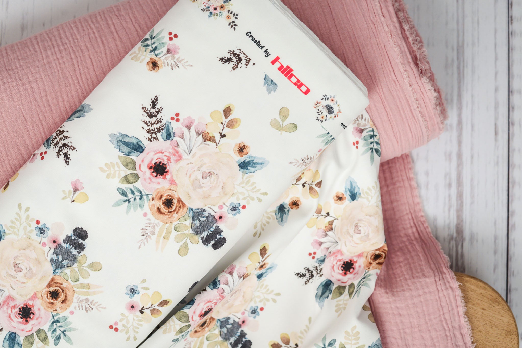 Gerauter Sweat "Romance Watercolor" 0,5 m ABVERKAUF