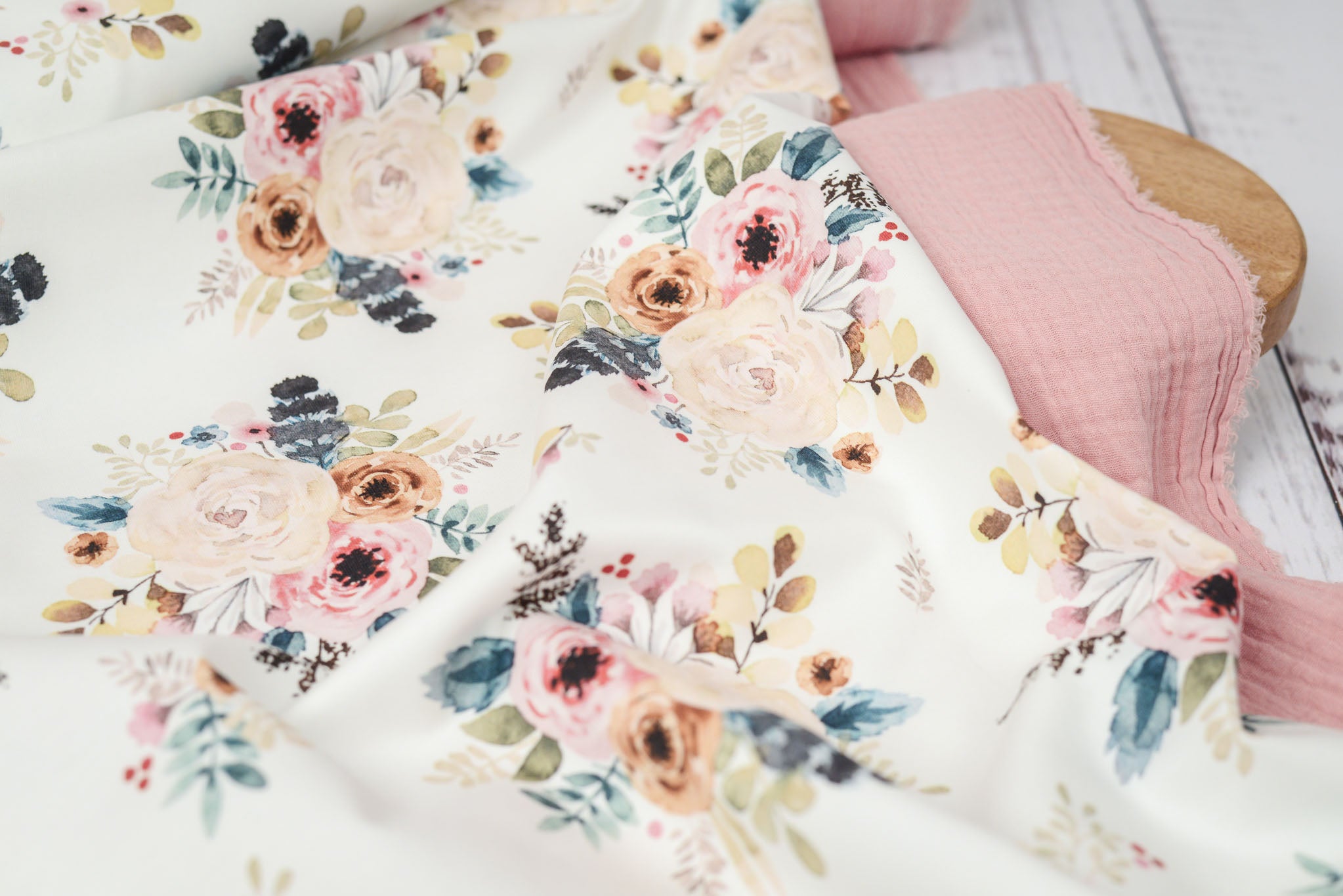 Gerauter Sweat "Romance Watercolor" 0,5 m ABVERKAUF