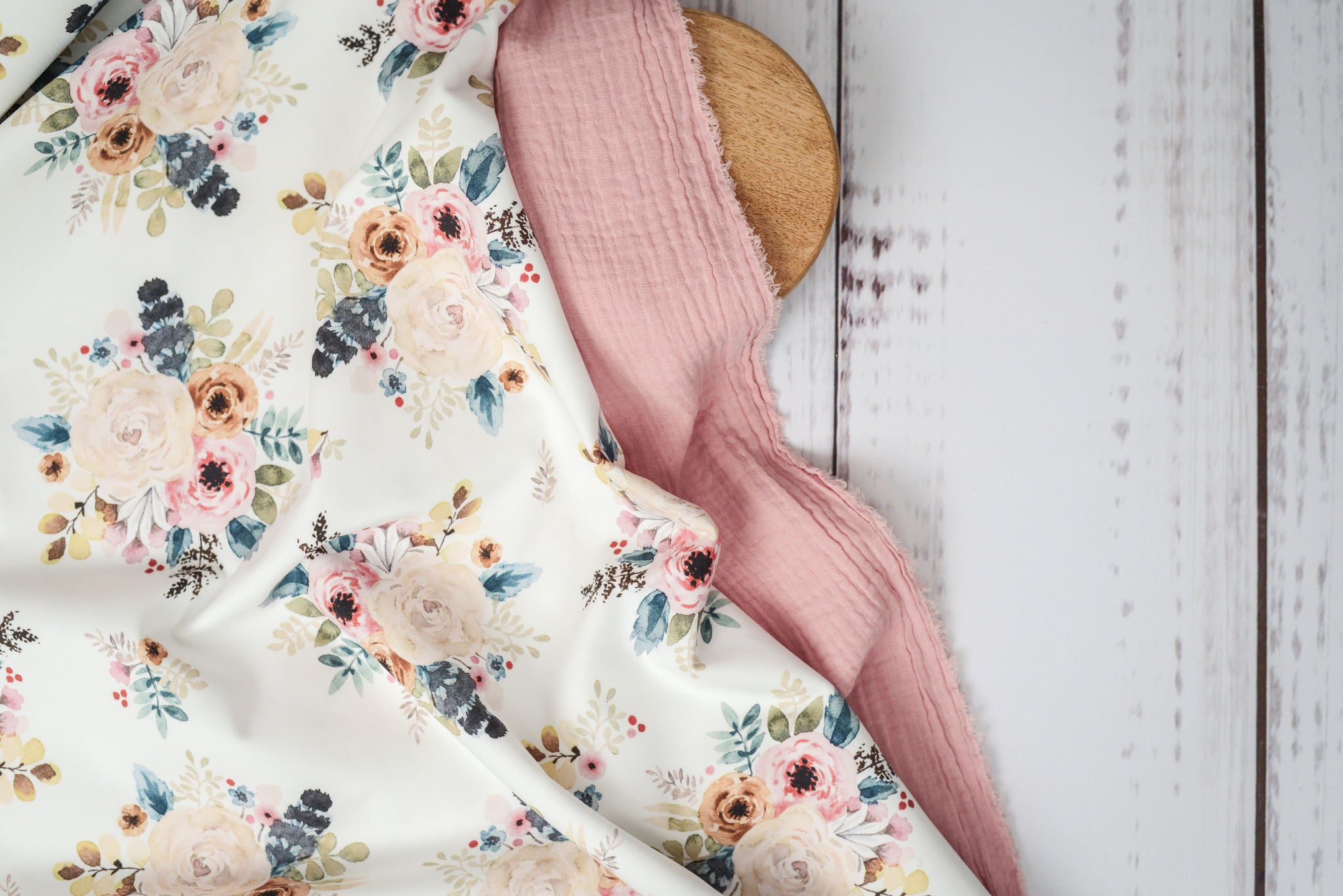 Gerauter Sweat "Romance Watercolor" 0,5 m ABVERKAUF