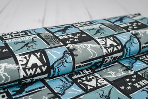 Sweat angeraut "Danger Dinos" 0,1 m ABVERKAUF