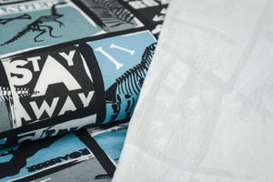 Sweat angeraut "Danger Dinos" 0,1 m ABVERKAUF