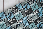 Lade das Bild in den Galerie-Viewer, Sweat angeraut &quot;Danger Dinos&quot; 0,1 m ABVERKAUF
