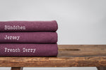 Lade das Bild in den Galerie-Viewer, Jersey meliert Grape 0,1 m
