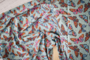 BIO Jersey "Königsfalter" peppermint 0,5 m