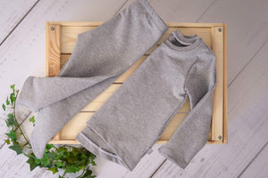 Alpenfleece meliert Hellgrau 0,1 m