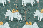 Lade das Bild in den Galerie-Viewer, BIO Jersey &quot;Dino Garten&quot; Triceratops inca 0,5 m
