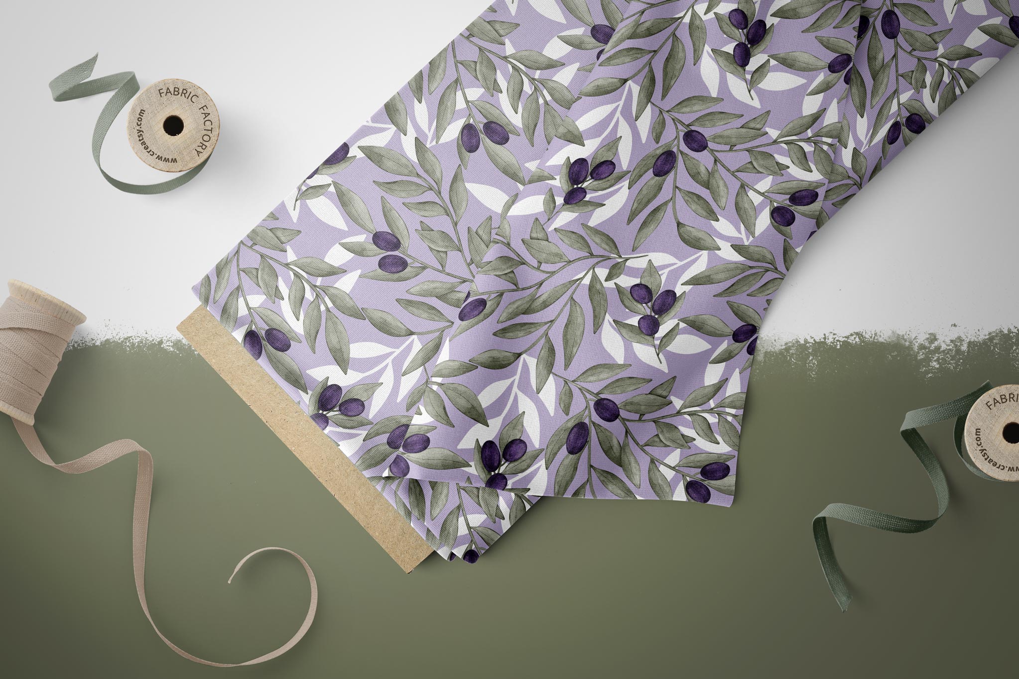 Lycra "Olive Branches" COLLECTION