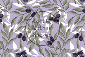 Shirt Damen "Olive Branches" pastel lilac