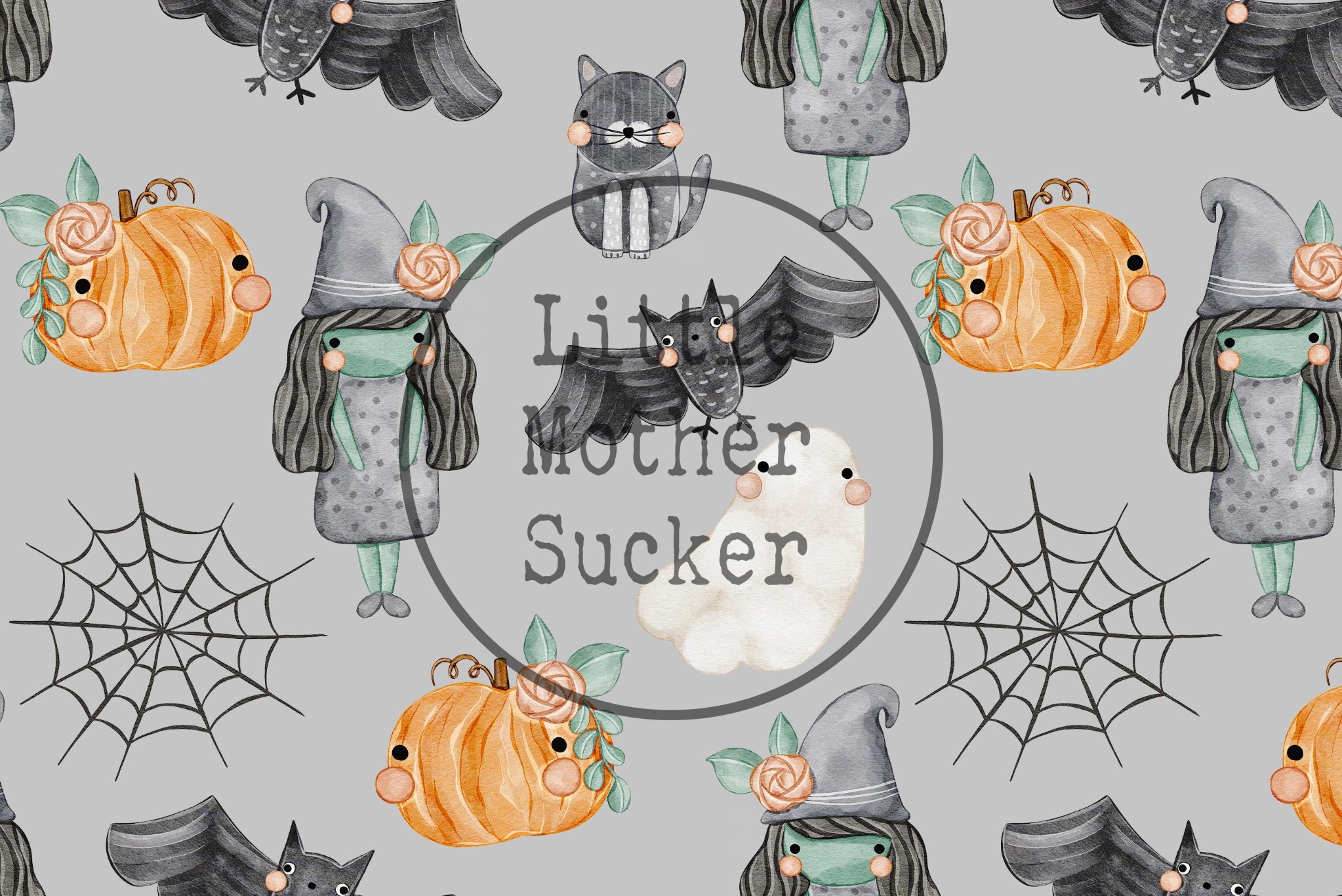 BIO French Terry "Lunar Halloween" 0,5 m