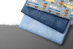 Lade das Bild in den Galerie-Viewer, Premium BIO French Terry &quot;Jeansoptik&quot; true denim 0,5 m
