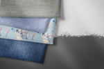 Lade das Bild in den Galerie-Viewer, Premium BIO French Terry &quot;Jeansoptik&quot; true denim 0,5 m
