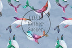 Lade das Bild in den Galerie-Viewer, Lycra "Rainbow Whales" sea 0,5 m
