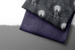 Lade das Bild in den Galerie-Viewer, Premium BIO French Terry &quot;Jeansoptik&quot; dark purple 0,5 m
